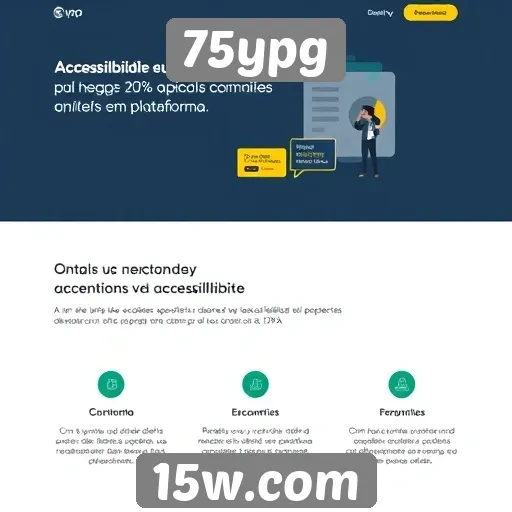 Recursos de acessibilidade no site 75ypg são ampliados